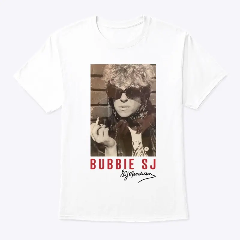 Bubbie SJ White Tee and Mask