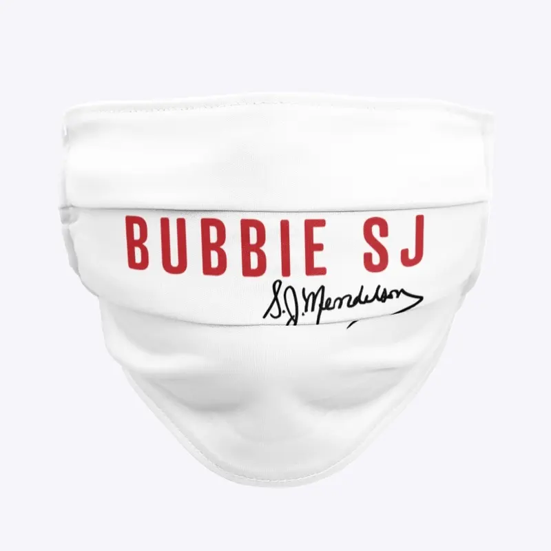 Bubbie SJ White Tee and Mask